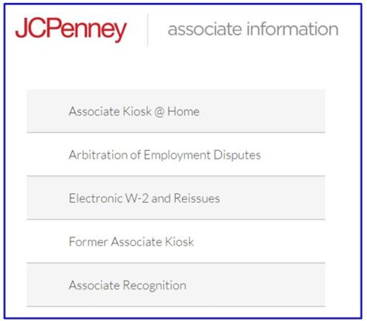 Jcpenney Employee Kiosk